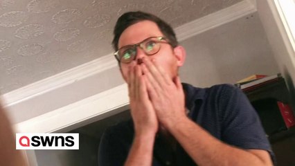 Woman surprises husband with pregnancy after trying for 14 years