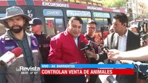 Hallan animales dentro de bolsas de yute atadas que pretendían ser vendidos