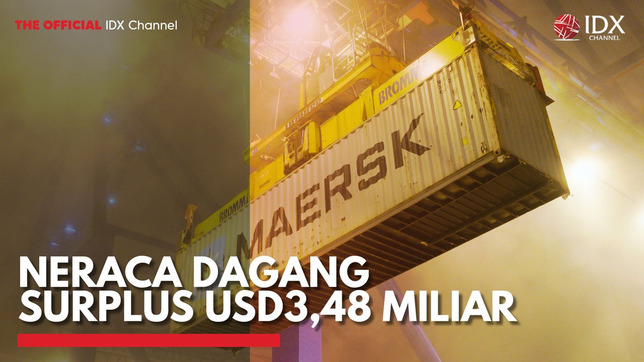 Neraca Dagang Surplus USD3,48 Miliar