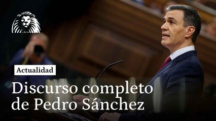 Así ha sido el discurso completo de Pedro Sánchez en su investidura