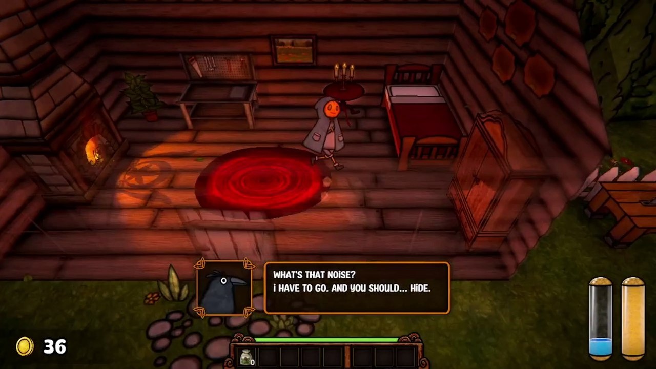 Pumpkin Panic Shadow Demon Death