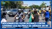 Bolsonaristas fazem “buzinaço” contra Lula e pedem impeachment na Praça da Liberdade