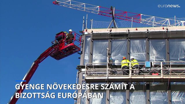 Gazdaság: alacsony gazdasági növekedésre és inflációra számít az Európai Bizottság