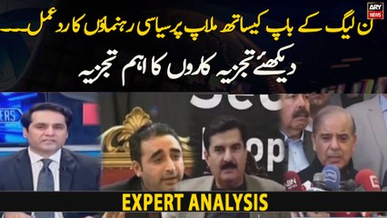 PMLN Ke Baap Kay Sath Milaap Par Siyasi Rehnumao Ka Rad-E-Amal... Expert Analysis