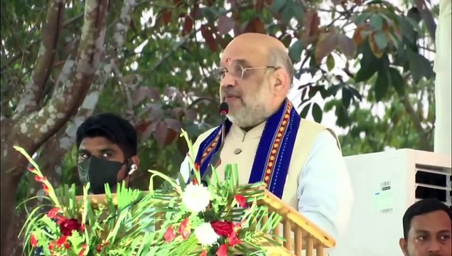 अमित शाह ने दिया चौंका देने वाला बयान | Amit Shah's Speech In lays the foundation stone of the NFSU Campus in Agartala, Tripura.
