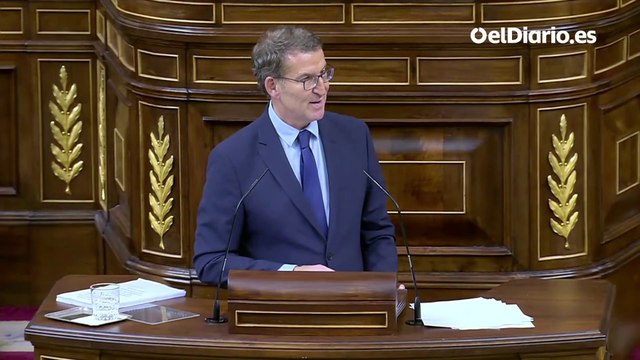 Feijóo califica de fraude la investidura de Sánchez y le acusa de corrupción política