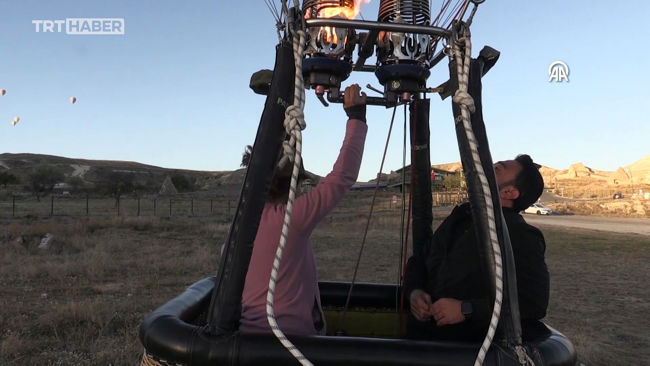 Kapadokya'da kadınlara balon pilotu olmak için eğitim veriliyor