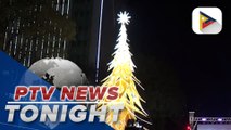 Christmas tree lighting held in Quezon City Hall