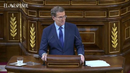 Feijóo replica al candidato Sánchez: "¿Es progresista que los políticos puedan delinquir a cambio de votos?"