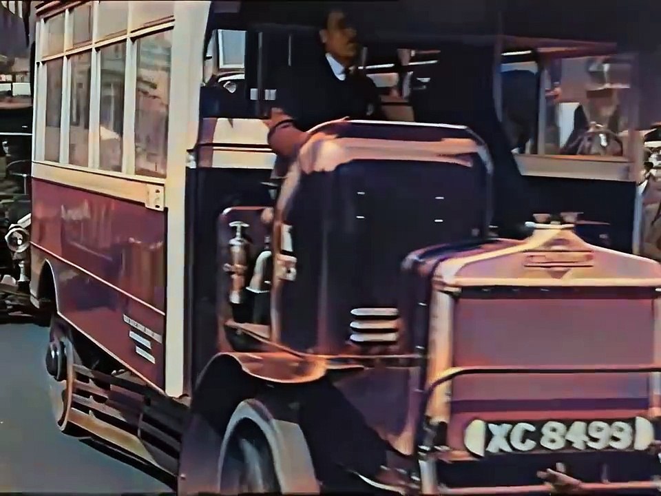 1920s - A Trip Around The World in Color  [60fps, Remastered] w_sound design added