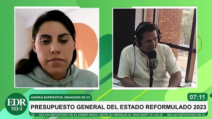 Reformulado sí, pero sin trabas añadidas, pide Andrea Barrientos (CC)