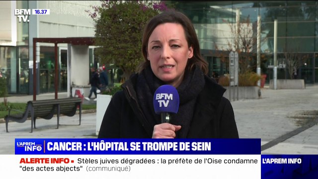 Une femme, atteinte d'un cancer, reçoit un traitement pour le mauvais sein à Tours