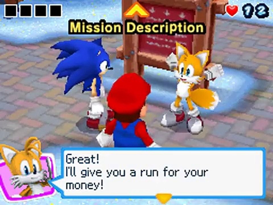 Mario and Sonic at the Olympic Winter Games DS [Adventure mode] playthrough [Part 3]
