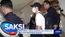 Choi Woo Shik, nasa bansa na para sa kanyang fan meeting bukas | Saksi