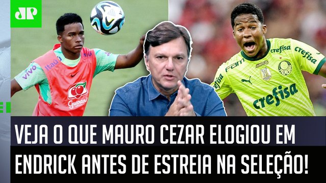 ISSO ME CHAMOU BASTANTE ATENÇÃO! Gente, o Endrick... VEJA o que Mauro Cezar ELOGIOU no JOVEM!
