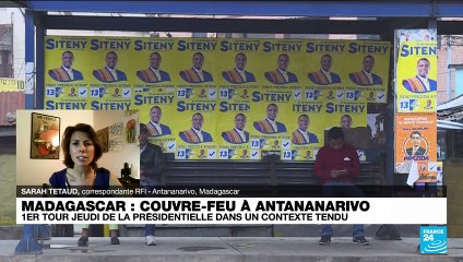 Présidentielle à Madagascar : couvre-feu imposé à Antananarivo