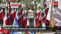 Xóchitl Gálvez pide licencia al Senado rumbo a elecciones 2024