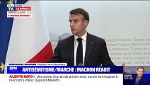 Critiqué pour ne pas avoir participé à la marche de dimanche contre l'antisémitisme, Emmanuel Macron répond: 