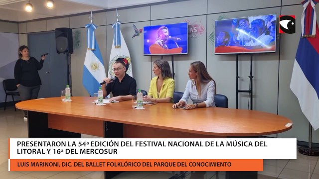 54ª edición del Festival Nacional de la Música del Litoral y 16ª del Mercosur | Luis Marinoni confirmó la participación del ensamble de bailarines convocados del litoral