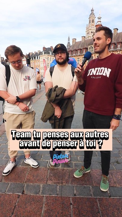 Tu penses qu'il faut d'abord penser à soi, ou d'abord penser aux autres ? 