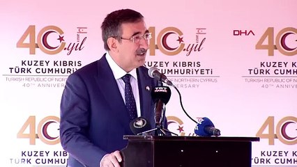 Le vice-président Cevdet Yılmaz a pris la parole lors de la cérémonie anniversaire de la fondation de la RTCN