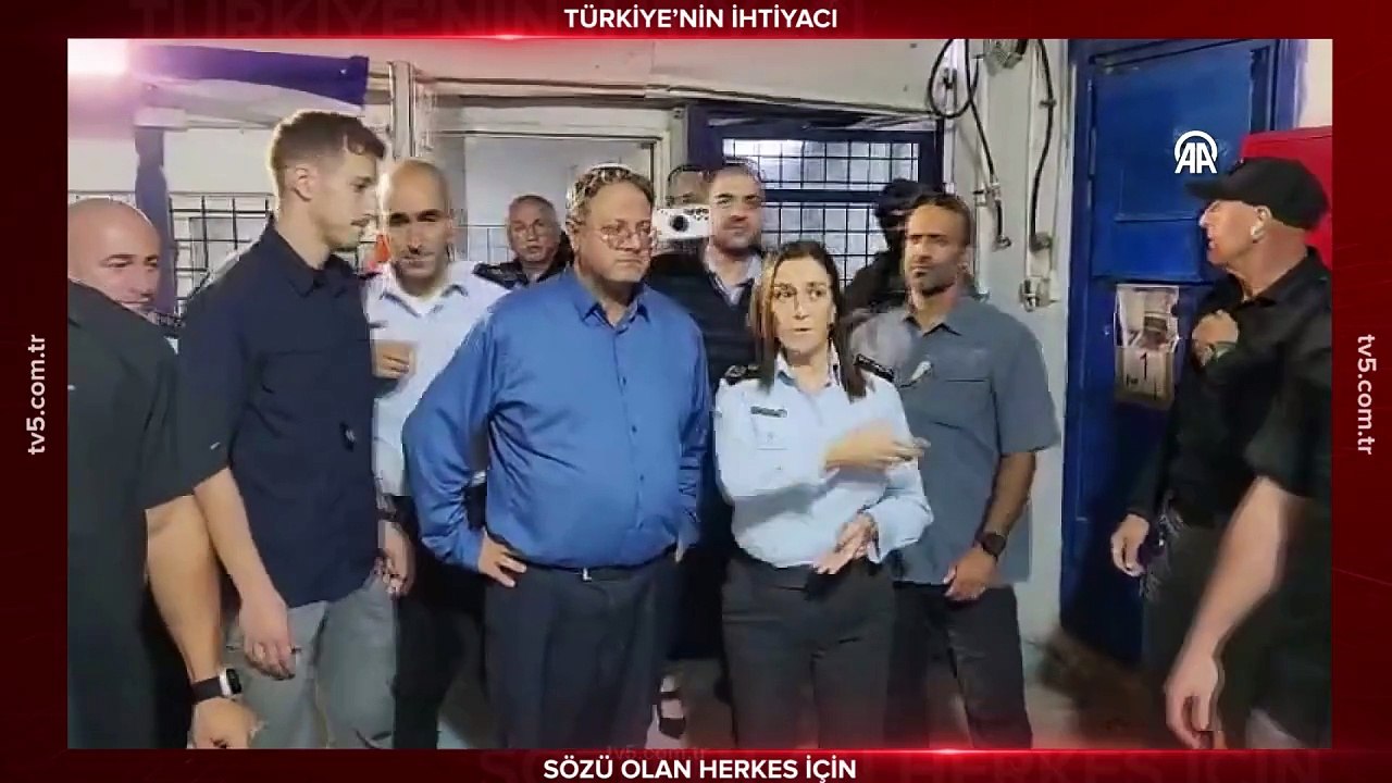 İşgalci İsrailli bakandan skandal hareket! Hapishanede yapılan işkenceyi paylaştı