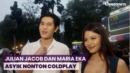 Demi Nonton Coldplay, Julian Jacob dan Maria Eka Boyong Ibunya dari Yogjakarta untuk Jagain Anak