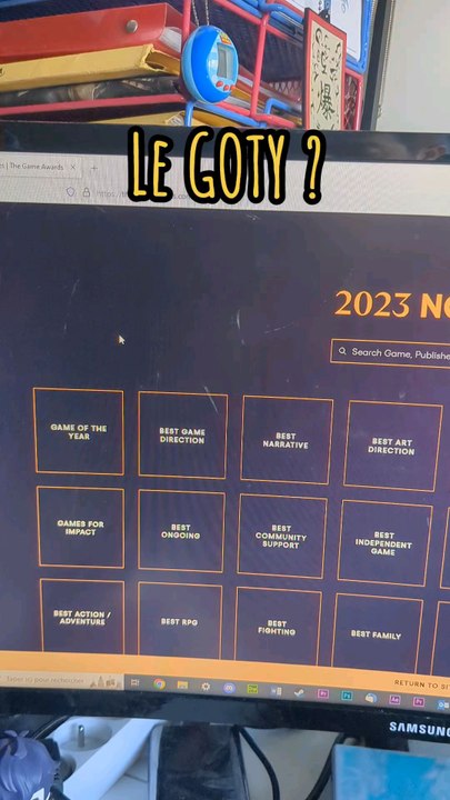 Quel est votre goty 2023 ? 
