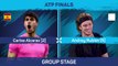 Alcaraz beats Rublev to claim first ATP Finals win