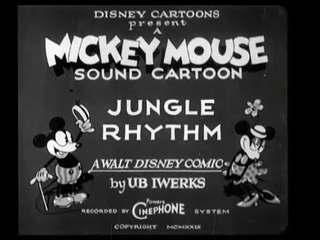 Mickey Mouse - Jungle Rhythm  (1929)