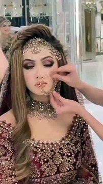 Beautiful bridal makeup #bridal#shorts#viral#trendy#fyp#mekup