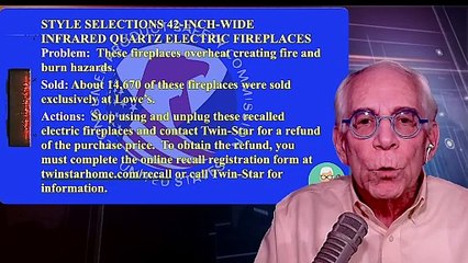 Style Selections Branded Electric Fireplaces Overheat