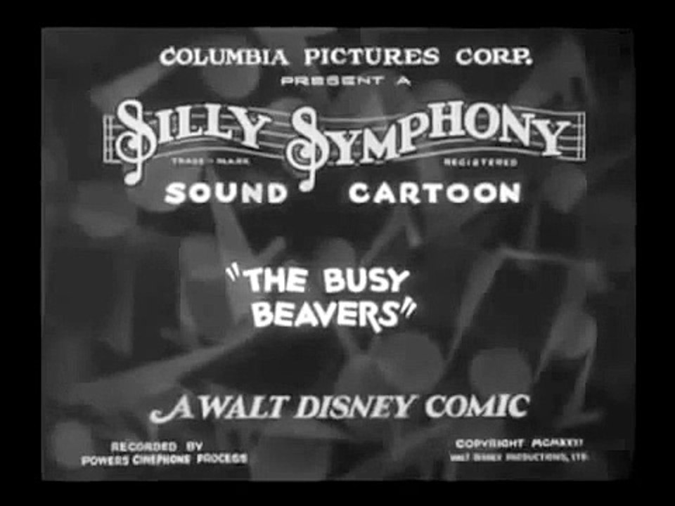 The Busy Beavers Silly Symphony video Dailymotion