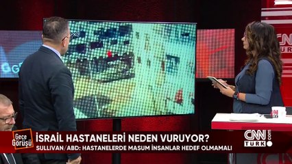 Hamas'ın paylaştığı yeni çatışma görüntüleri, ABD'nin İsrail'e "Hastaneleri vurmayın" çağrısı ve Biden'ın rehine mesajı Gece Görüşü'nde konuşuldu