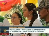 Movimientos y partidos de Barinas participan en la adhesión al CNE en defensa del Esequibo