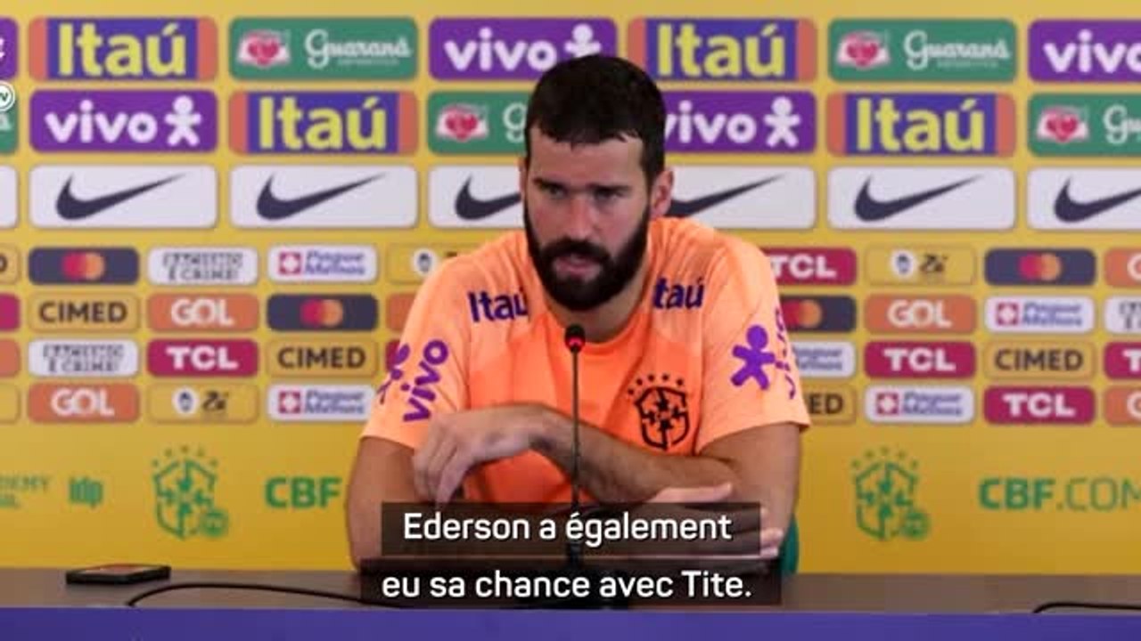 Brésil - Alisson : "Avec Ederson, une grande concurrence en sélection"