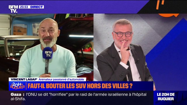 On ne peut plus rouler vite et il faut rouler économe donc on va rouler confort : L'animateur Vincent Lagaf réagit à la consultation organisée à Paris sur les SUV