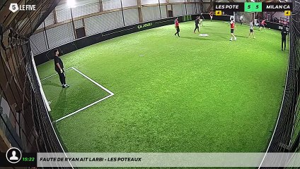 Faute de Ryan Ait larbi - Les poteaux