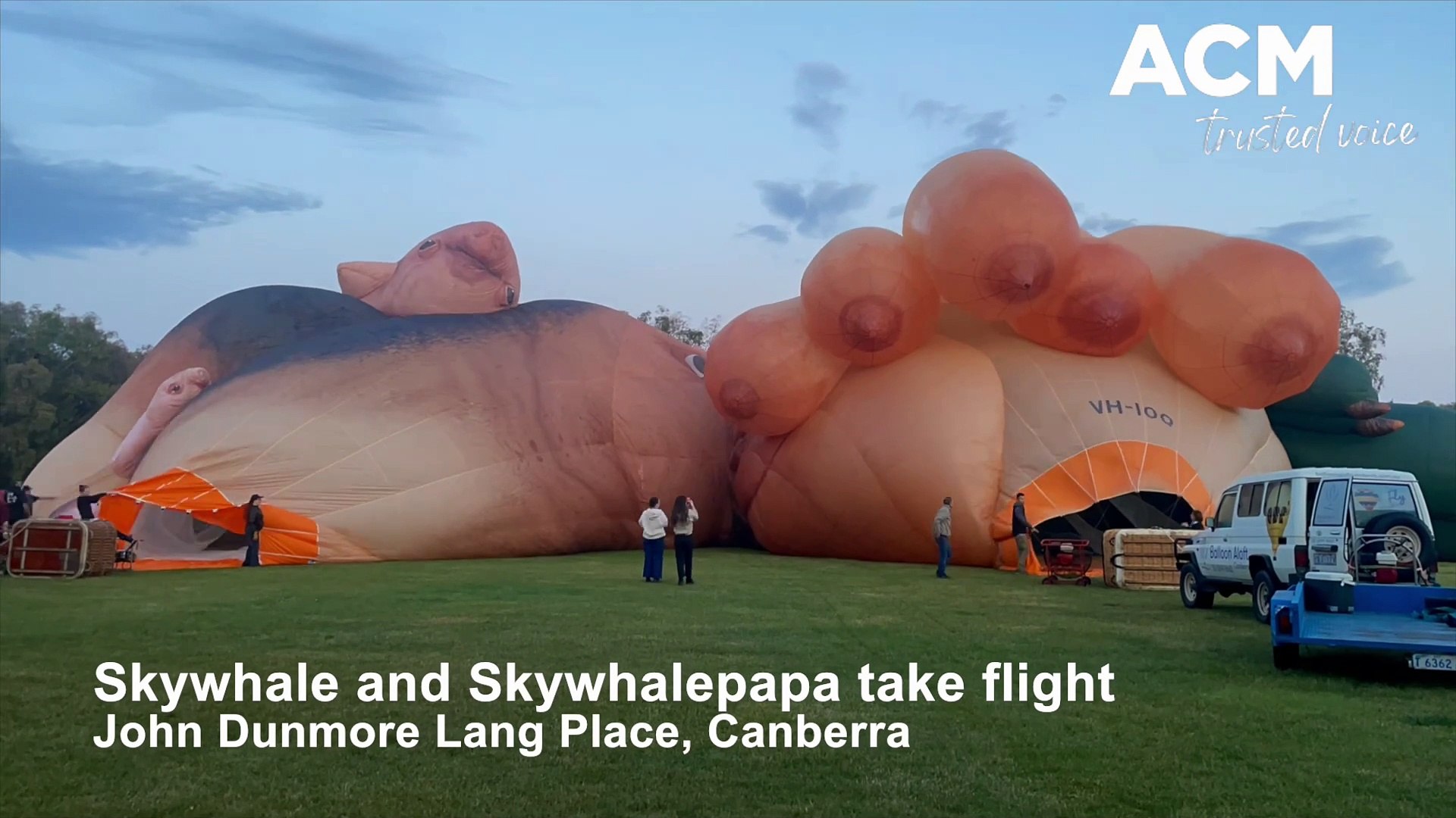 Skywhale and Skywhalepapa spotted in Canberra - video Dailymotion