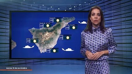 La previsión del tiempo en Canarias para el 16 de noviembre de 2023, en Atlántico Televisión.