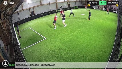 But de Ryan Ait larbi - Les poteaux