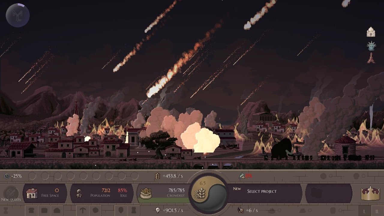 Microcivilization ist Strategie und Aufbau aus einer cleveren Perspektive