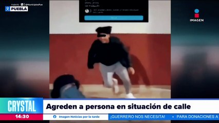 VIDEO: Jóvenes agreden a hombre en situación de calle en Atlixco
