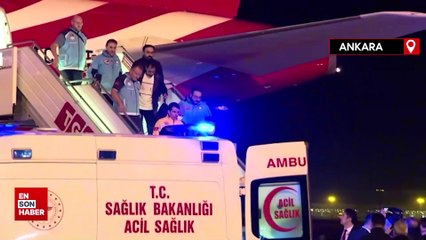 Gazze'den 26 hasta Türkiye'ye getirildi