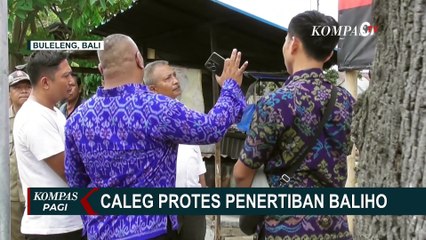 Tak Terima Baliho Dicopot, Caleg di Buleleng Debat dengan Bawaslu