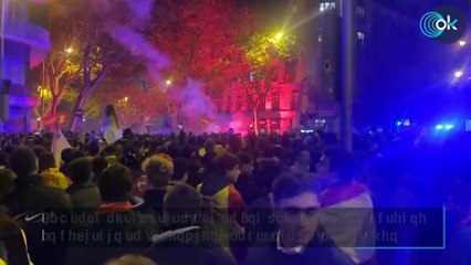 Al menos nueve detenidos en las cargas para dispersar la protesta en Ferraz tras el debate de investidura