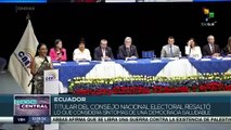 Ecuador: Se celebró ceremonia formal de entrega de credenciales al binomio presidencial electo