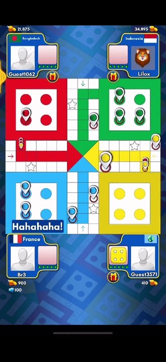 Ludo King 4 Players  A Trick To Win Easily  #ludoking #ludogame #ludogameplay #gaming #gamer (65)