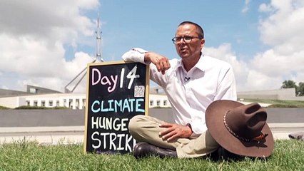 14 days and counting for protestor on climate change hunger strike
