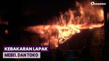 6 Lapak Mebel dan 2 Toko di Pondok Bambu Jaktim Hangus Terbakar